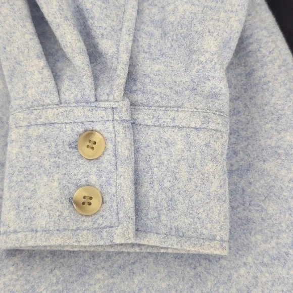 H&M Light Blue Shacket - Picture 5 of 7
